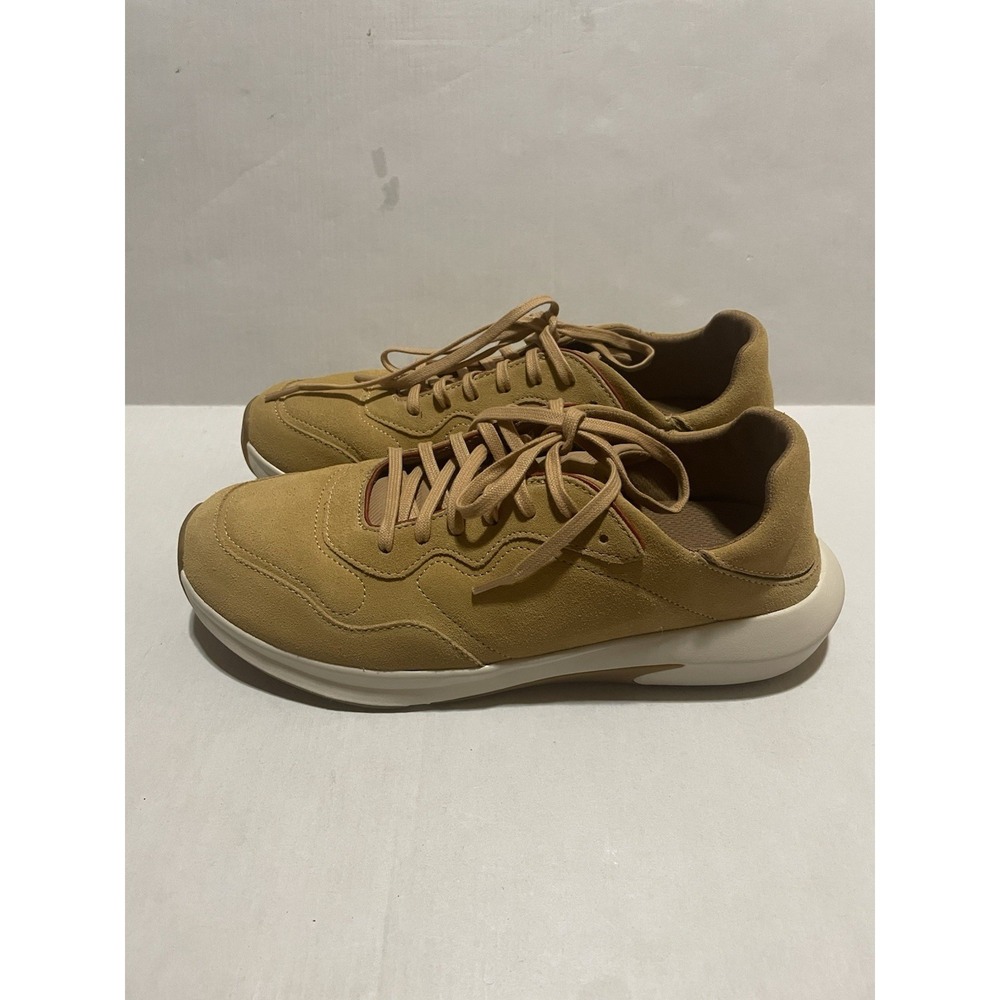 New OluKai Suede Sneakers Koheo Golden Sand Men's Size 10 Shoes MSRP ($160)